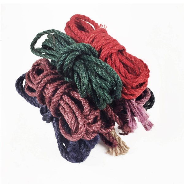 Shibari ropes, jute ropes, 6mm (0.24in) rope, restraining kit, punishment, handmade
