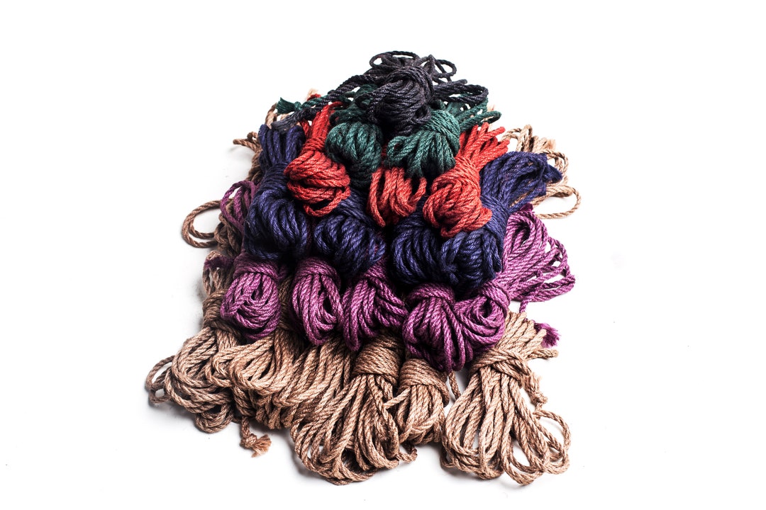 Shibari Jute Ropes, Restraining Kit, Punishment, Jute Rope 6.55ft 0