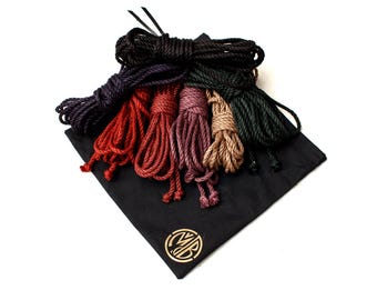 Handgefertigtes Shibari Jute Seil Kit, Jute Bondage Seil 4stk
