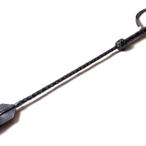 Mini Riding crop, real leather riding crop, whips and floggers, spanking handmade devices 19.7 in