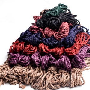 Shibari Jute Rope, Handmade Shibari Rope 26ft, Natural Jute Rope for Rope Play