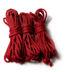 Shibari, shibari Jute Rope, jute rope 26.25ft 0.24in, 8m 6mm, Handmade