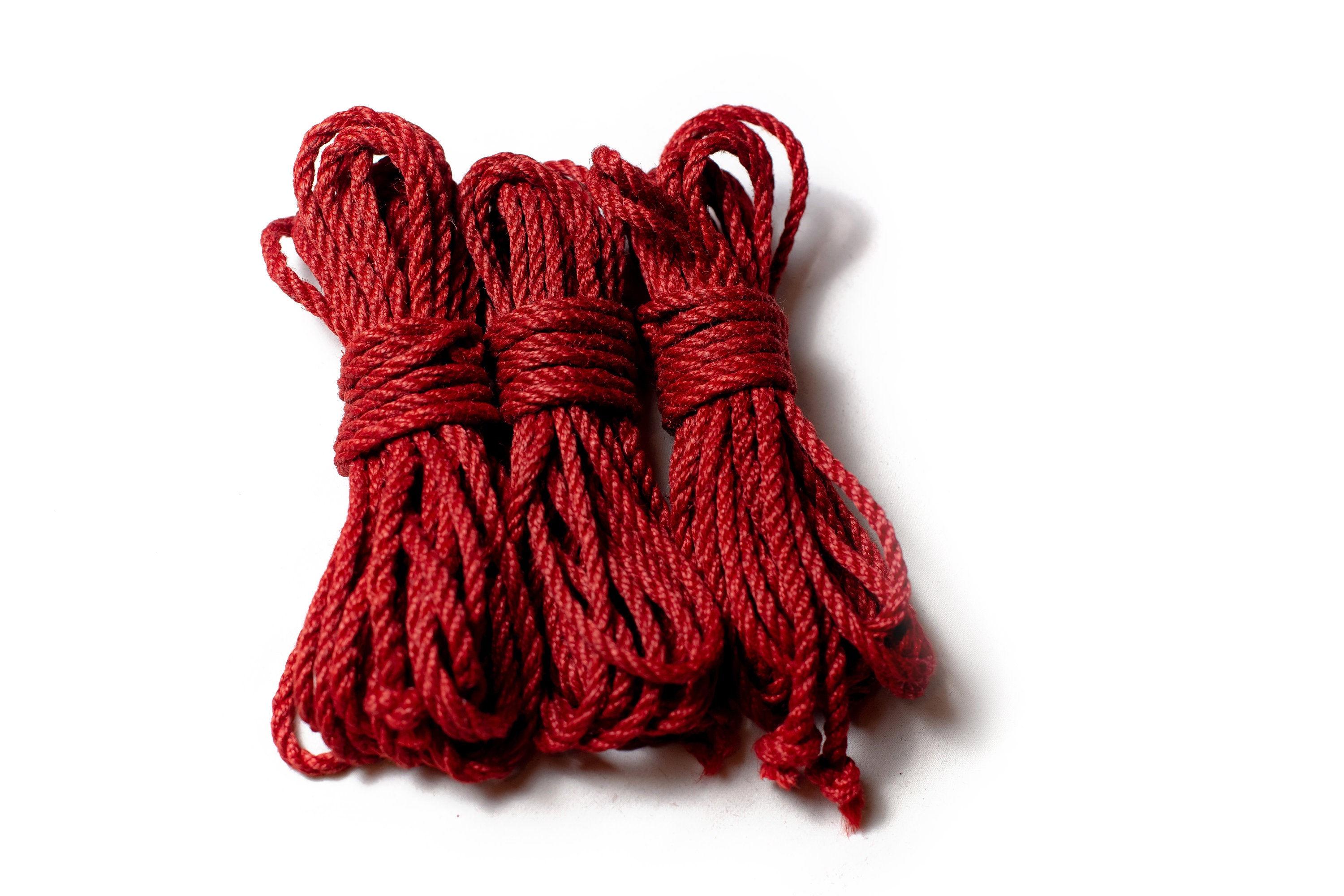 Handmade Shibari Jute Rope: 26.25 ft (8m), 6mm