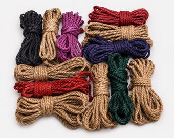 Shibari Jute Rope Kit Handmade