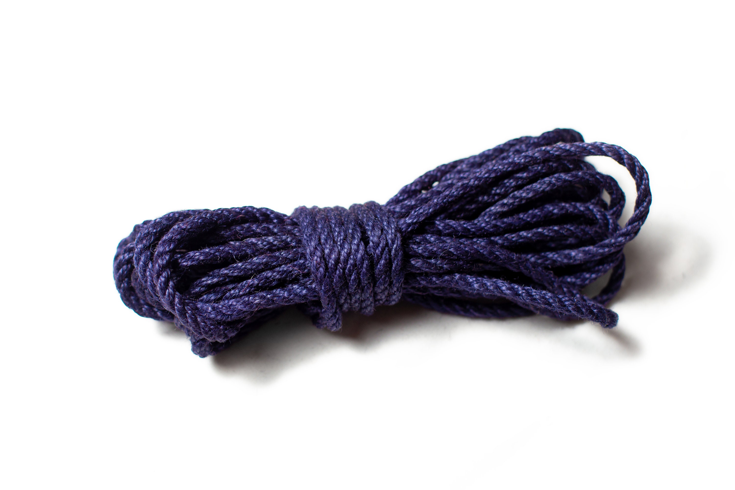 Blue Jute Shibari Rope, 26ft 6mm Handmade Tying Cord, Cosplay Prop - Etsy