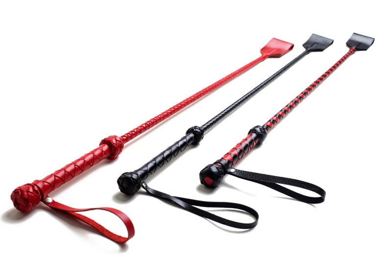 Riding crop BDSM leather, spanking crop, flogger, whip, flagellation. 