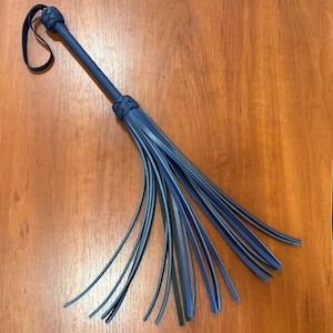 Leather Flogger – Handmade Discipline Whip 21.65in