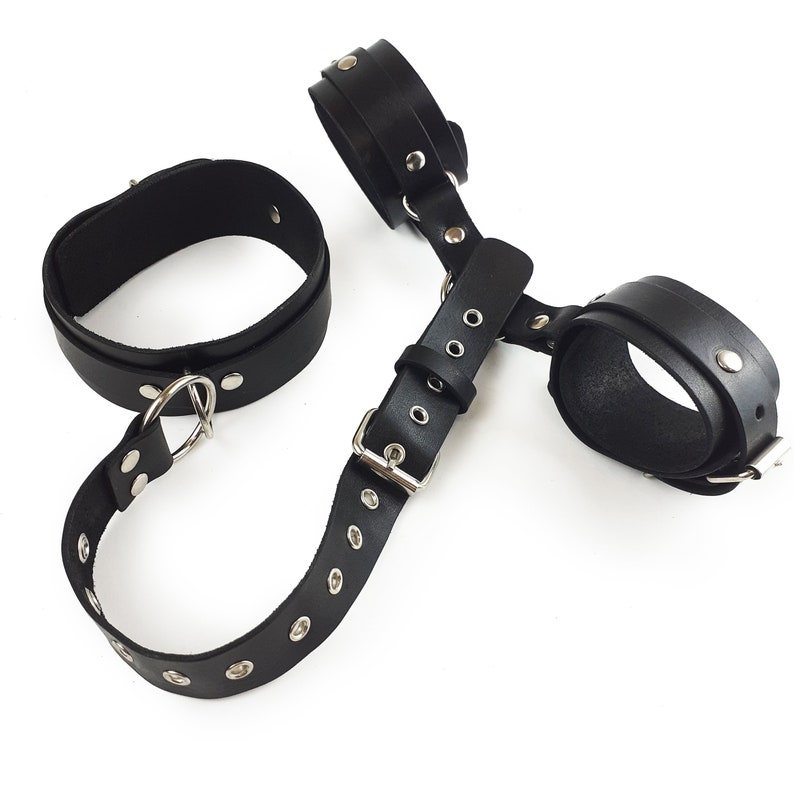 BDSM Bondage Set Restraints Bondage Set Leather Bondage Etsy