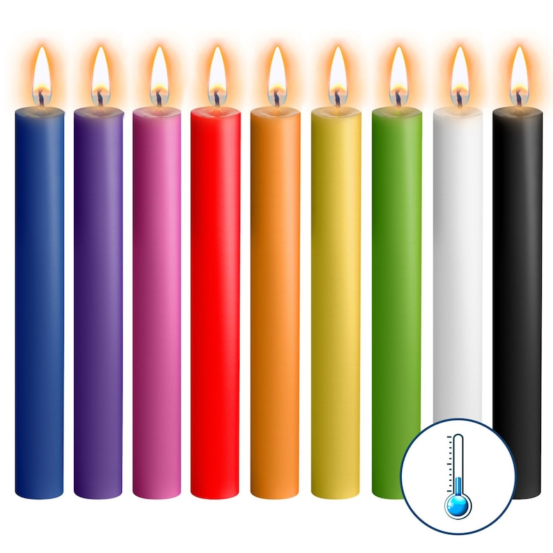 3 Candele A Bassa Temperatura Per Coppie: Romantiche, Colorate E Sicure Per Atmosfere Intime | Perfette Per Decorazione Casa, Feste E Matrimoni - 3