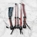 Leather Flogger and Whip Collection, Riding Crop, Snake Whip, Handmade Impact Tools