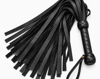 Heavy Leather Flogger