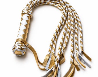 Leather Cat O Nine Whip