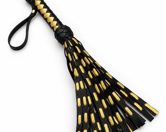 Braided Leather Flogger