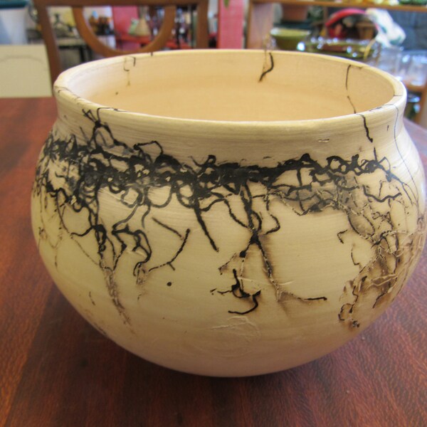 Vintage Raku Horse Hair Pottery