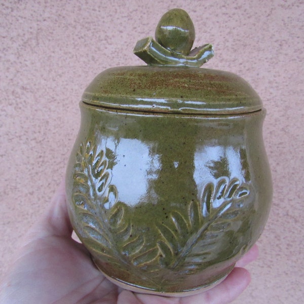 Olive Green Canister Etsy