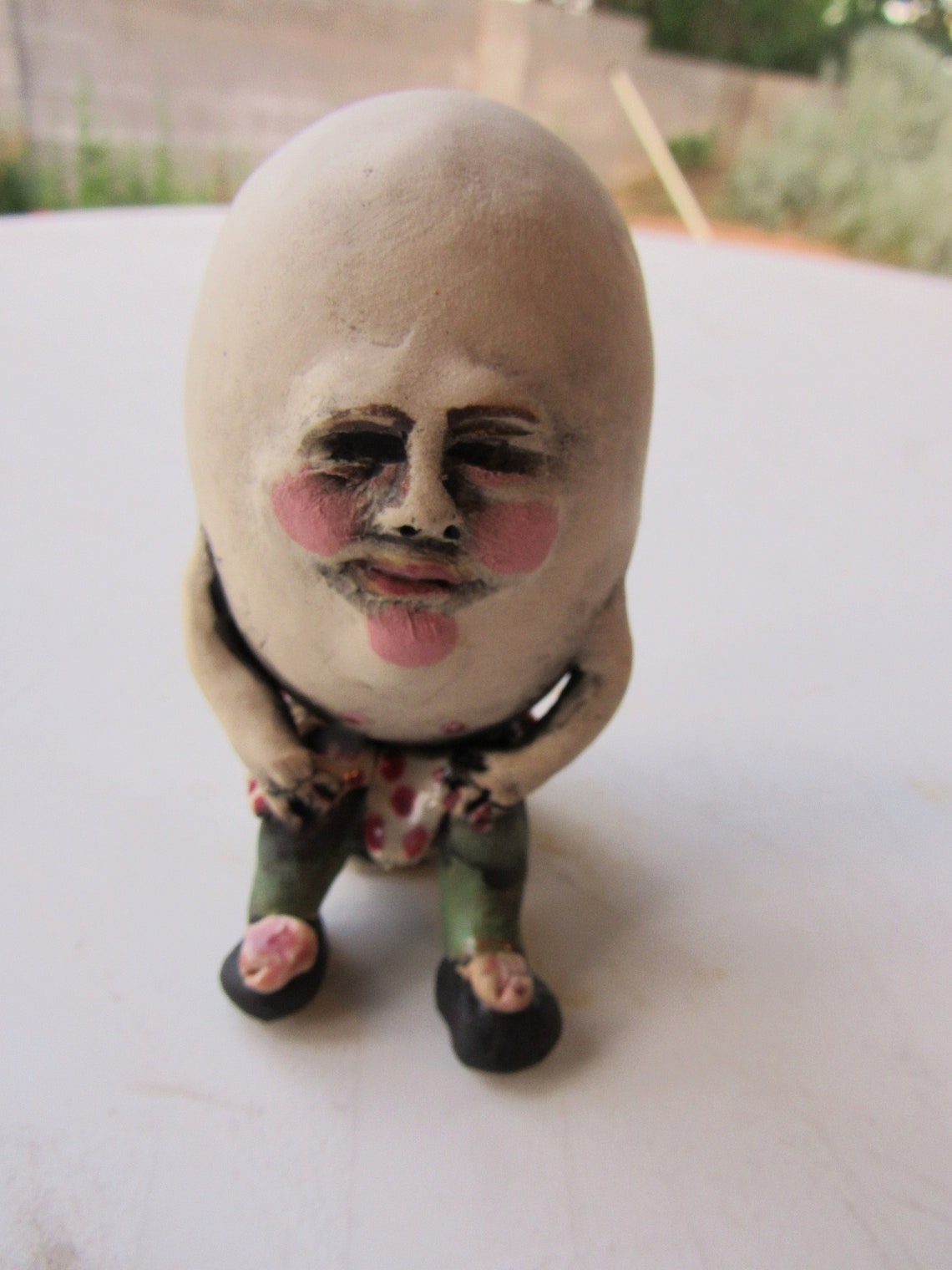 Humpty Dumpty Girl Polka Dot Dress Handmade Etsy