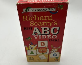 Richard Scarrys Best ABC Video Ever (VHS, 1997)