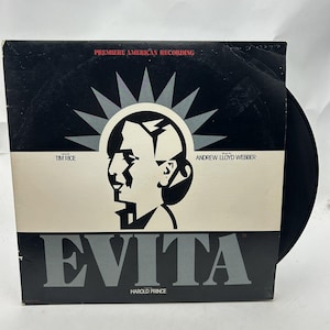 Evita - Broadway Play Soundtrack Andrew Lloyd Webber 1982 MCA Record Vinyl LP