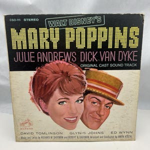 Walt Disney&#39;s Mary Poppins Original Cast Soundtrack Julie Andrews