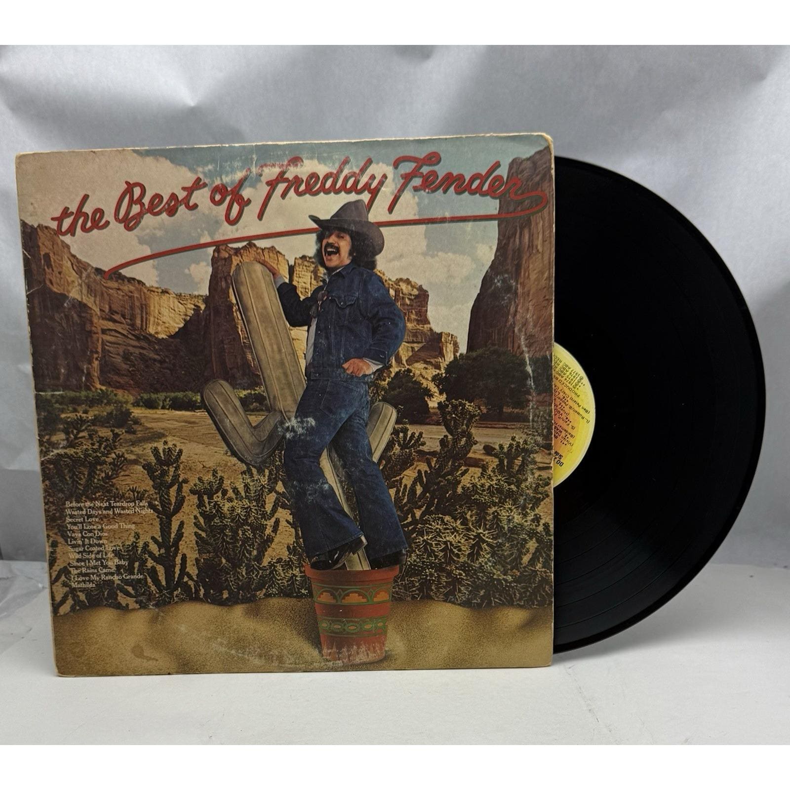 The Best of Freddy Fender LP. Record - Etsy