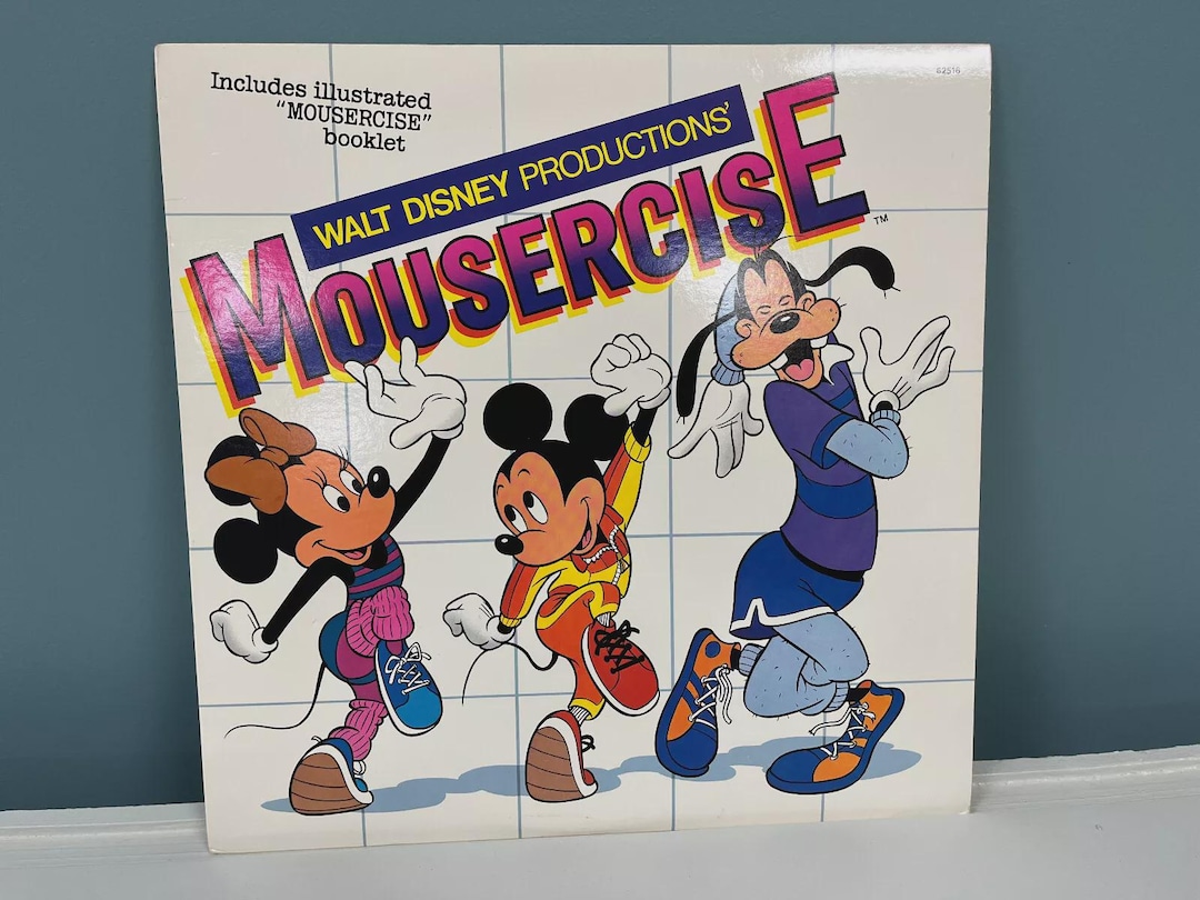 ✅️希少レアMousercise DVD 3枚セット Mousercise: Walt Disney/vista Records LP W/40 Exercise - Etsy