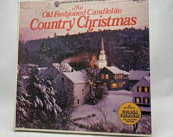 An Old Fashioned Candlelite Country Christmas 5 LP SET Vinyl tested
