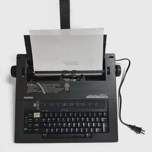 Electronic Typewriter Brother - Etsy