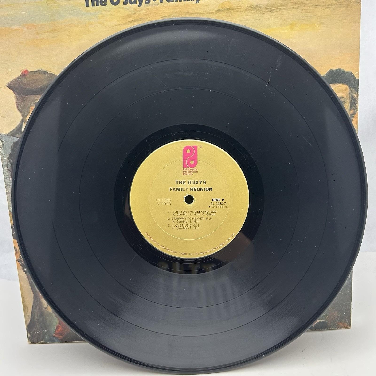The O'jays Family Reunion (ex) Pz-33807 Lp Vinyl Record - Etsy