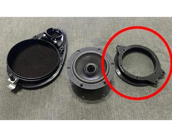 2pcs 4" Front Speaker Adapter Porsche Boxster 986 / 996 – Mounting Plate Set
