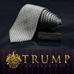 Donald J. Trump~ Signature Collection Black Silver