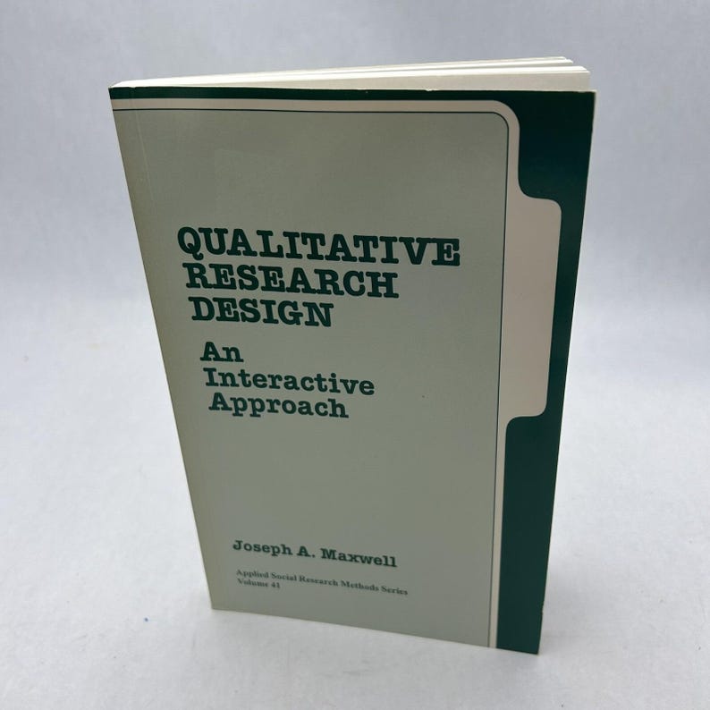 Qualitative Research Design: an Interactive Approach - Etsy