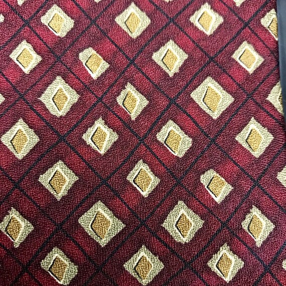 Robert Talbott Best Studio Silk Bright Red USA Da… - image 5