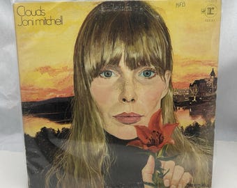 Joni Mitchell Clouds LP, Album, RE, Win, 1st Pressing , 1974, Folk