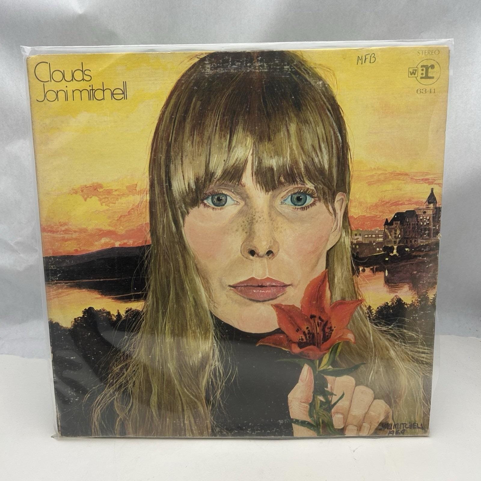 Joni Mitchell Clouds LP, Album, RE, Win, 1st Pressing , 1974, Folk