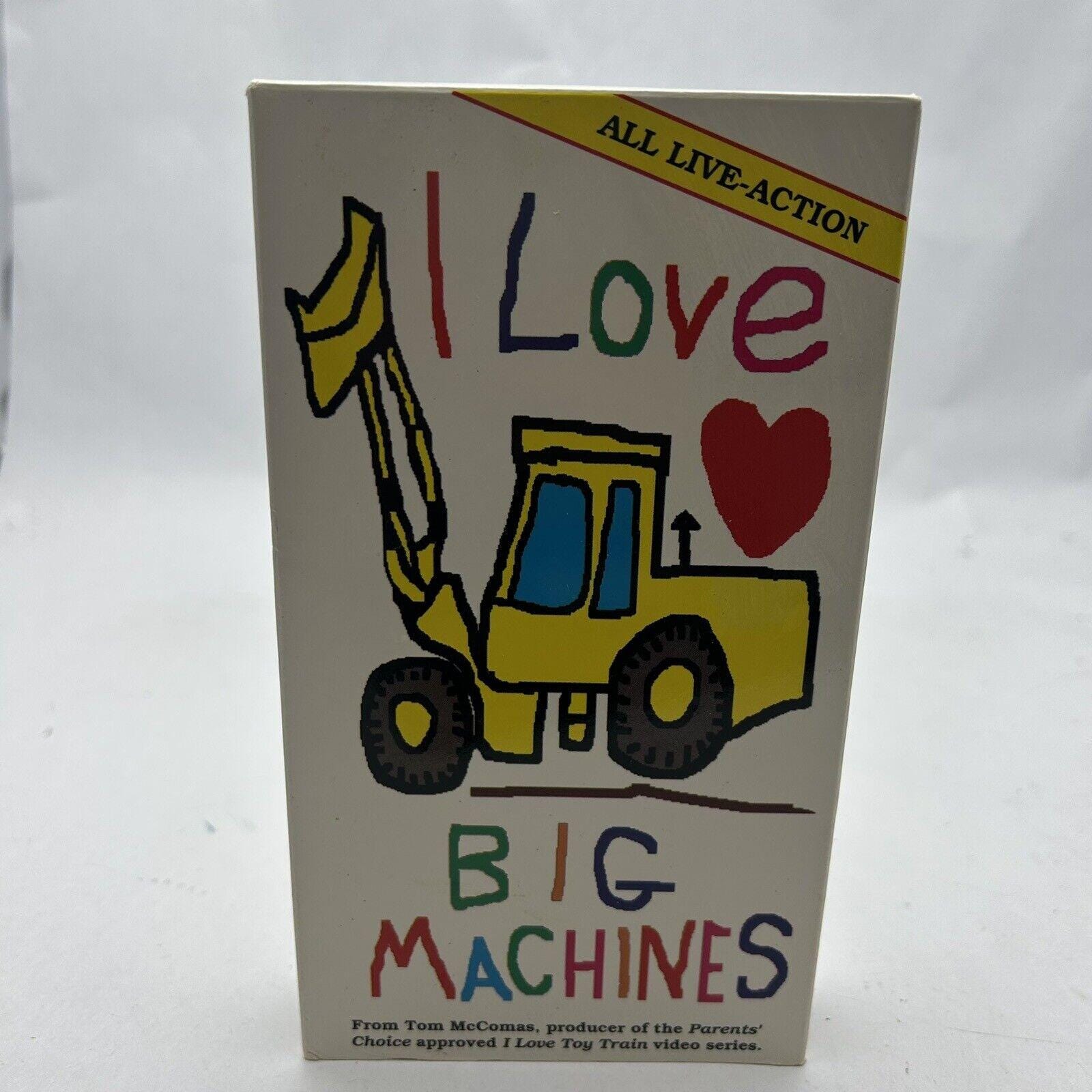 I Love Big Machines VHS TM TOM Mccomas Tape - Etsy