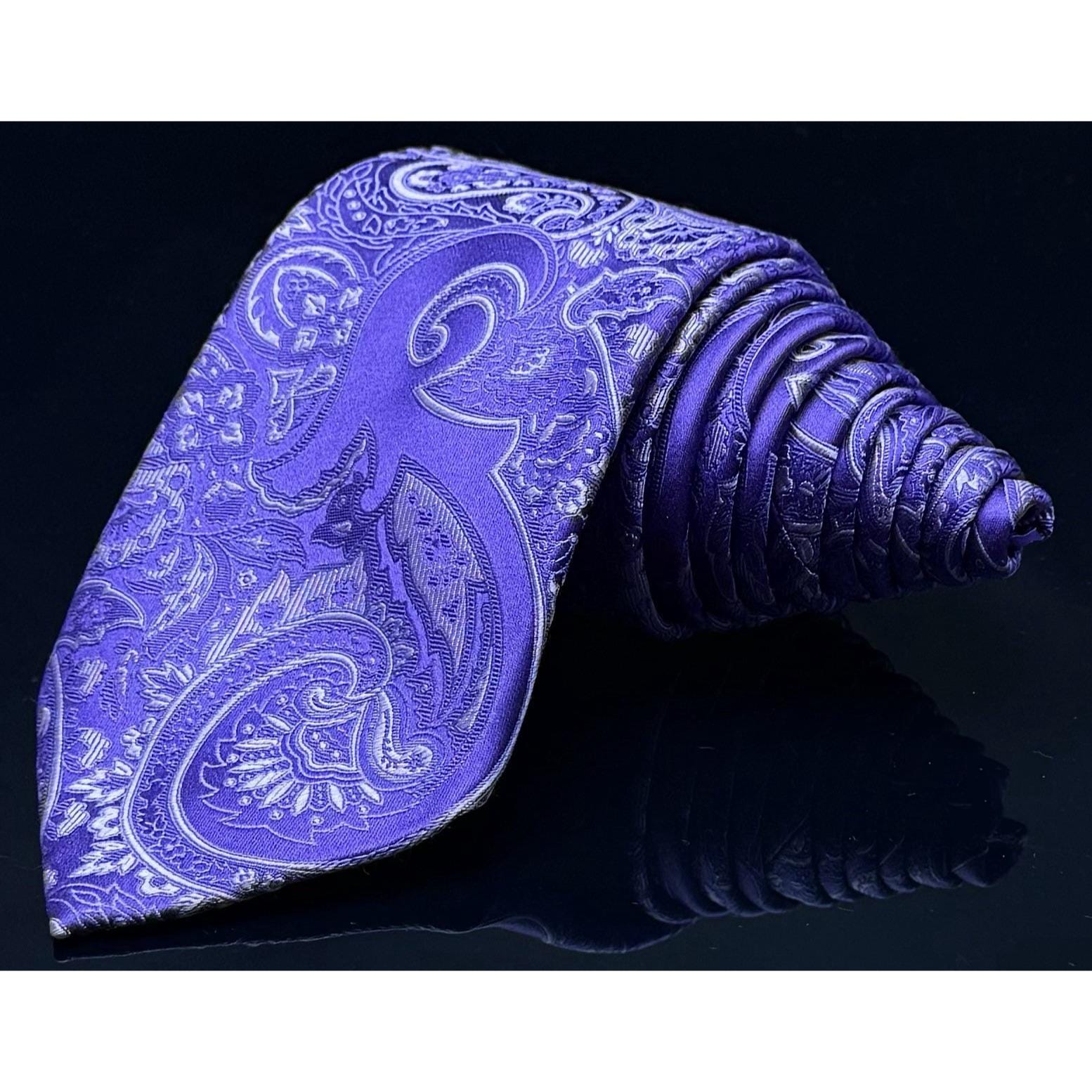 Donald J Trump Signature Collection Purple Paisley 60