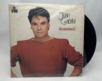 Juan Gabriel – Recuerdos II [1984] Vinyl LP Latin Pop Ballad Ariola Querida