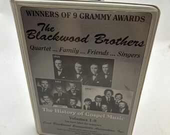 The Blackwood Brothers "The History of Gospel Music"...VOL. 1 - 8....CASSETTES