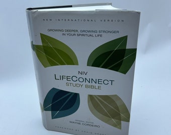 NIV, LifeConnect Study Bible, Hardcover, Red Letter Edition: Growing Deeper,