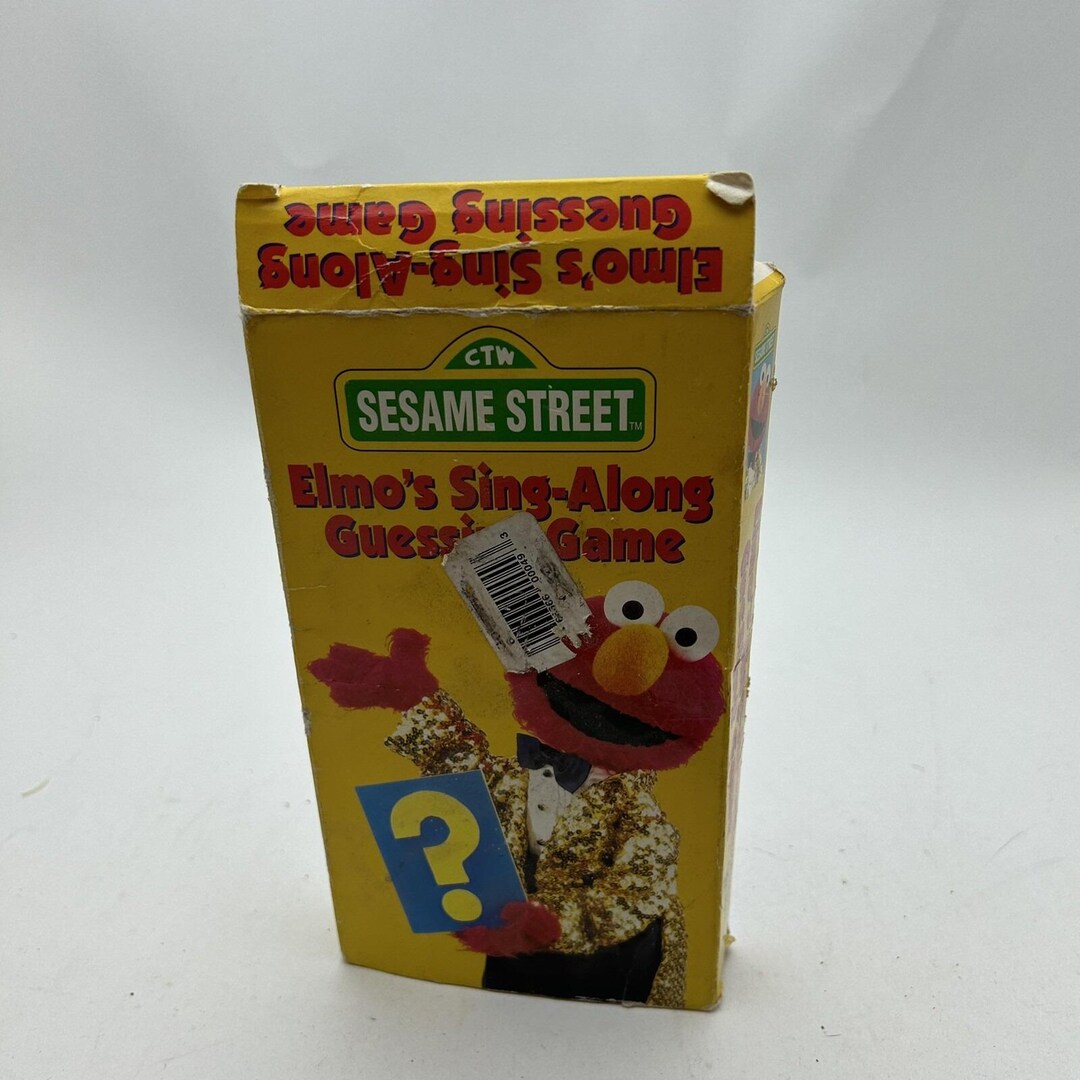 Sesame Street - Elmo's Sing-along Guessing Game VHS - Etsy