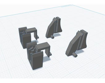 Thorensターンテーブル用ダストカバー用ヒンジ交換部品 - 強化設計