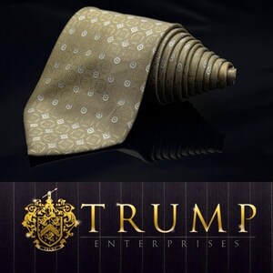 Donald  J Trump Signature collection Tie Beige Geometric 60&quot;