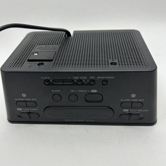 Sony Dream Machine ICF-C414 Clock Radio FM/AM Dual Alarm Auto Time