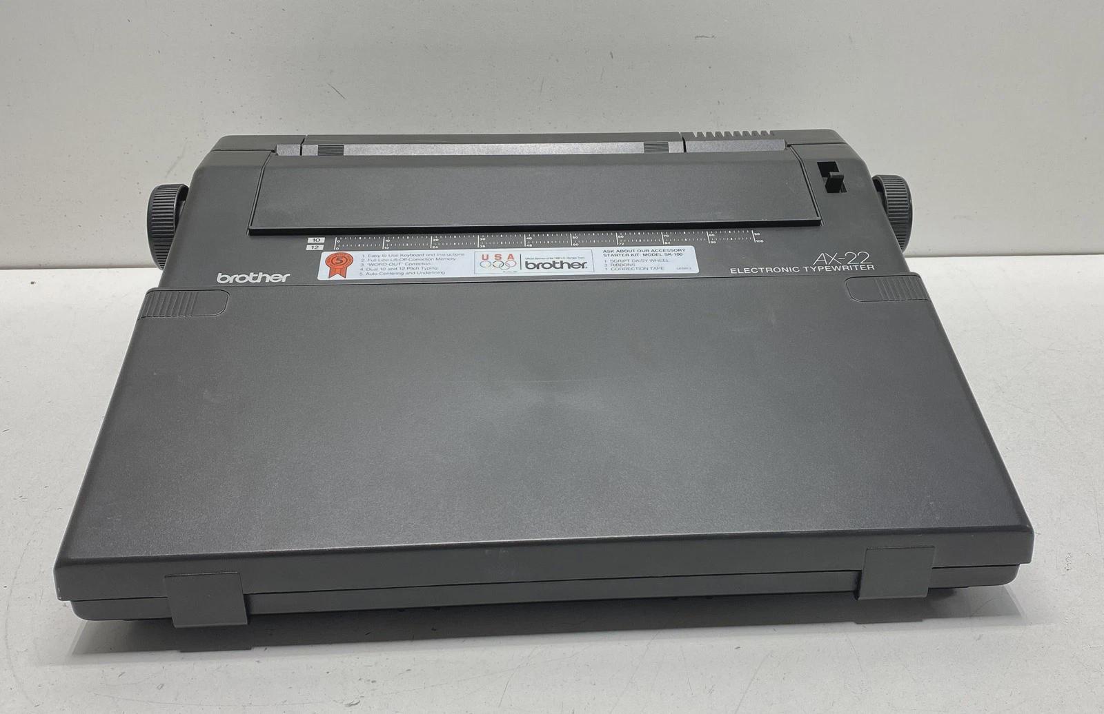 Brother Black AX22 Electric Office Typewriter Made in USA - Etsy