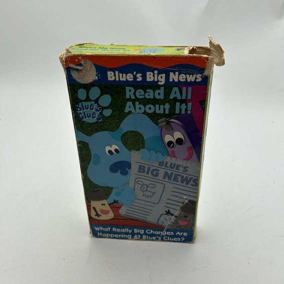Blue's Clues - Blue's Big News - Read All About It! [VHS] - Etsy