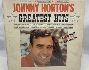 Johnny Horton Greatest Hits   Record Album Vinyl LP VG