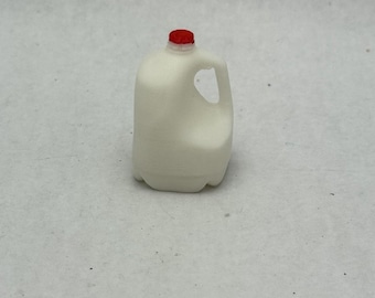 Dollhouse Miniature Gallon Jug of Milk