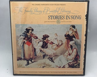 Die Familienbibliothek mit schönen Hörgeschichten in Song-Vinyl-3x-LP-BOX