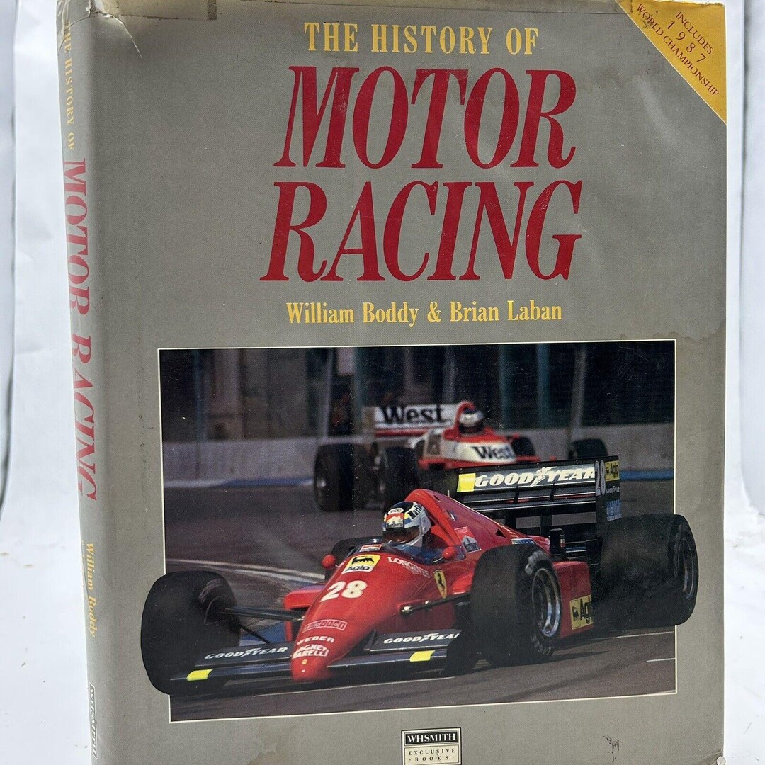 The History of Motor Racing by Brian Laban Book - Etsy