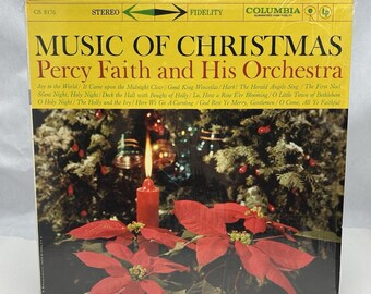 Percy Faith Music Of Christmas 1959 Vintage Vinyl Record Album LP